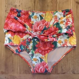 Kortni Jeane High Waisted Medium Swim Bottoms